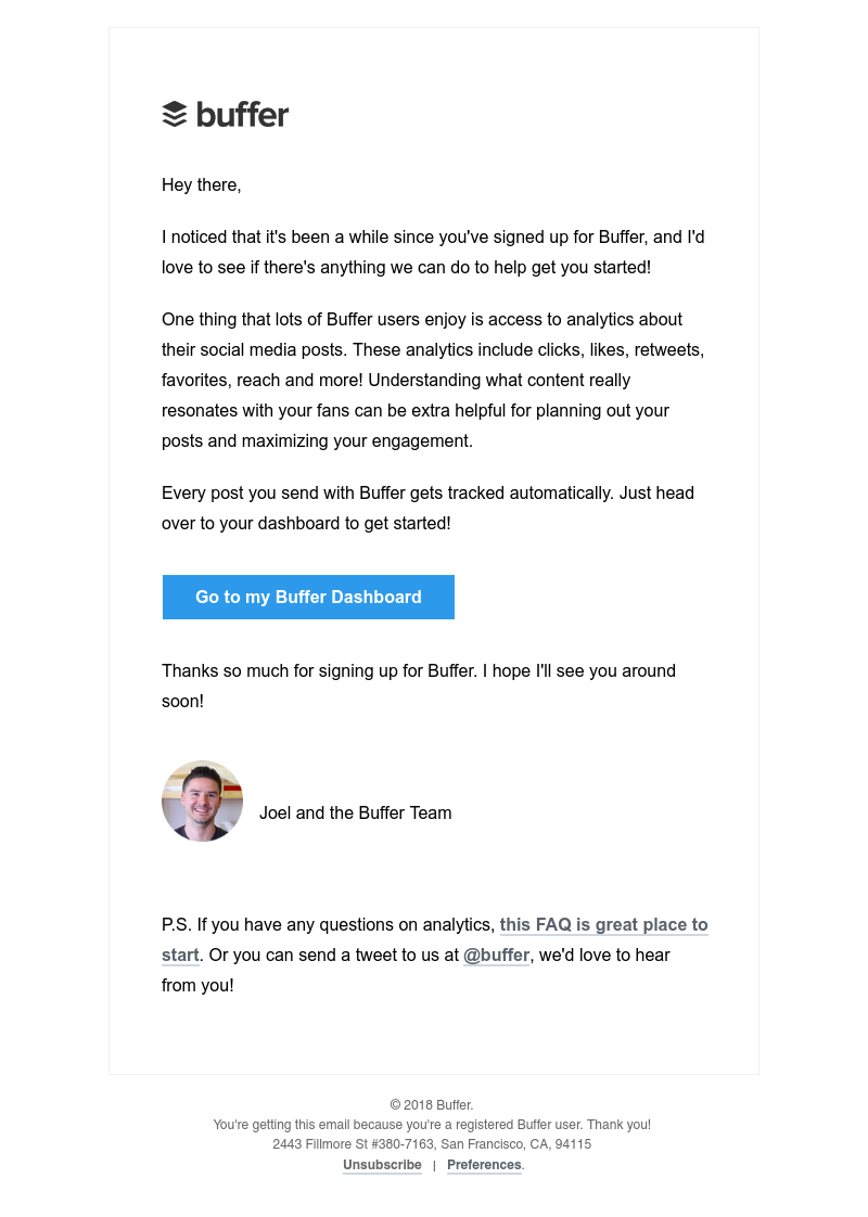  - Have you seen your analytics?