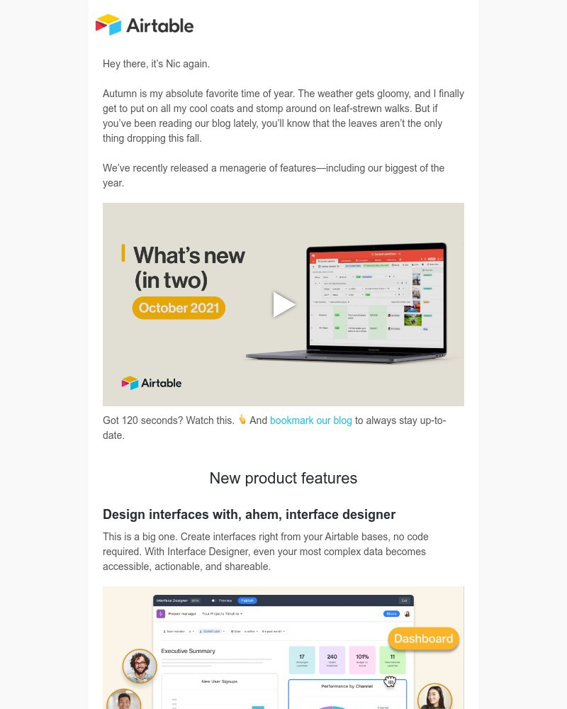 Airtable - Airtable's newest fall features 🍁