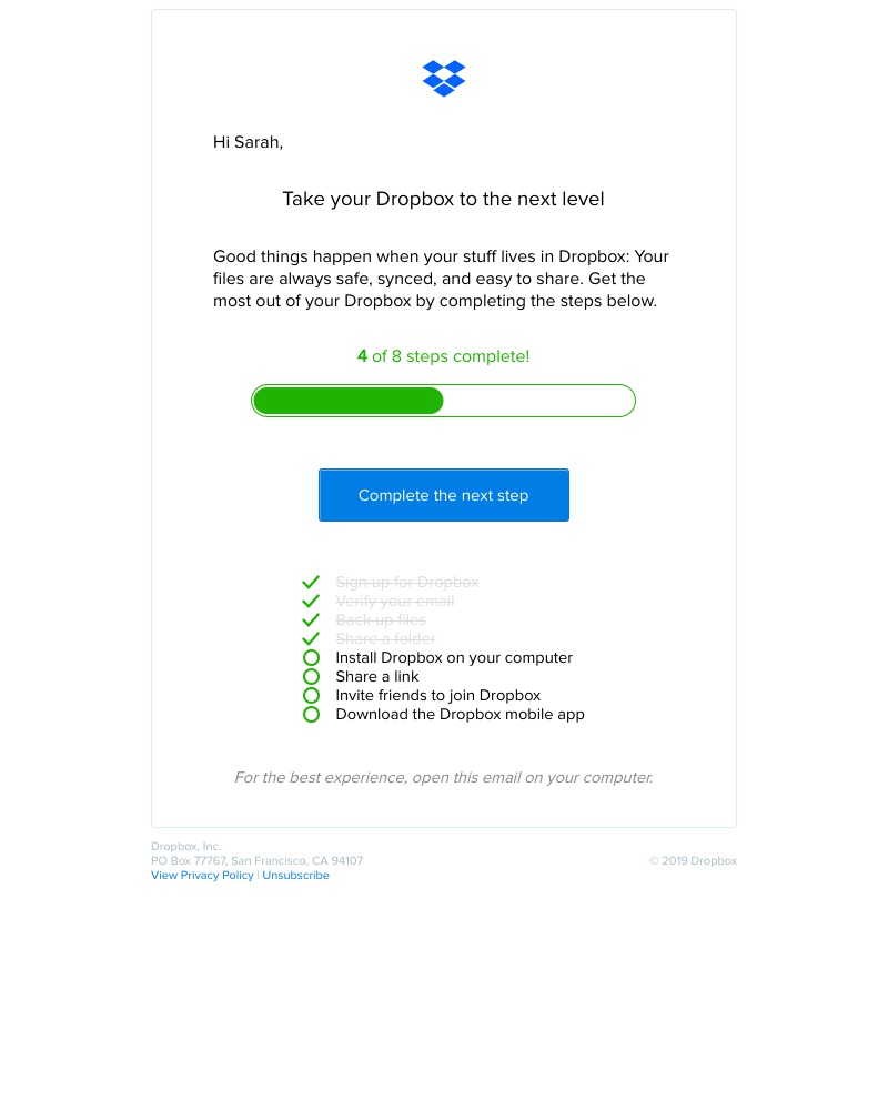 Dropbox Paper - Almost there! Only 4 steps left to Dropbox mastery!