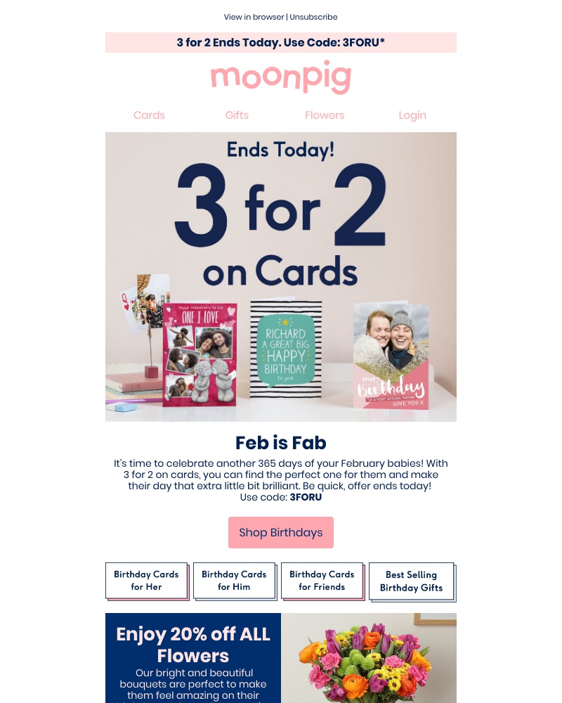 Moonpig - An important date needs a unique card! 👀