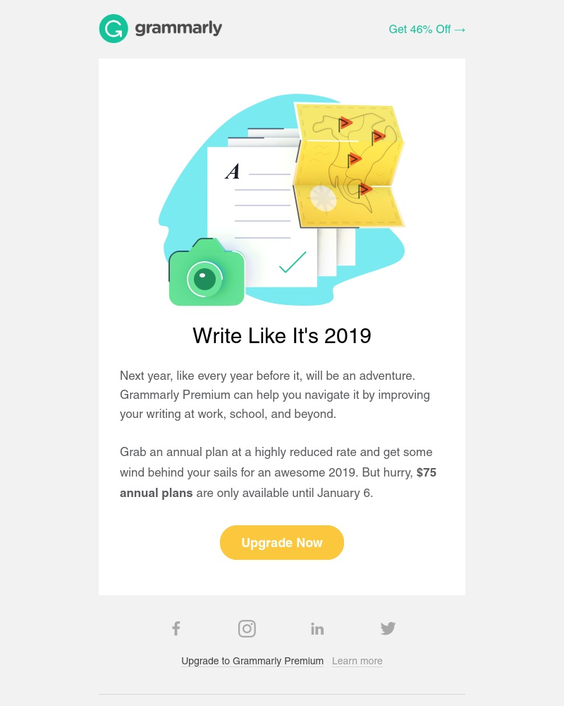 Grammarly - Annual Plans on Sale for Just $75 (to help you crush 2019)