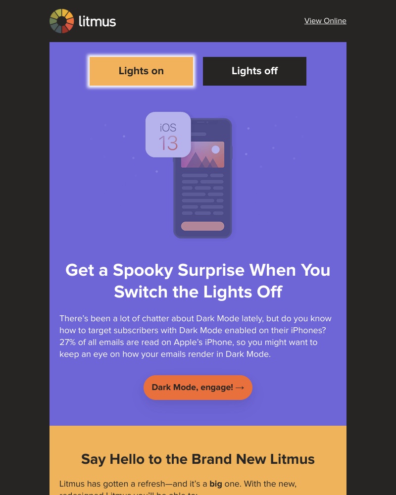 Litmus - Are you afraid of the dark? 🔦