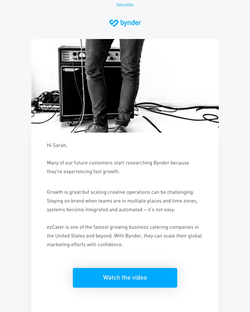 Bynder - Are you growing like ezCater?