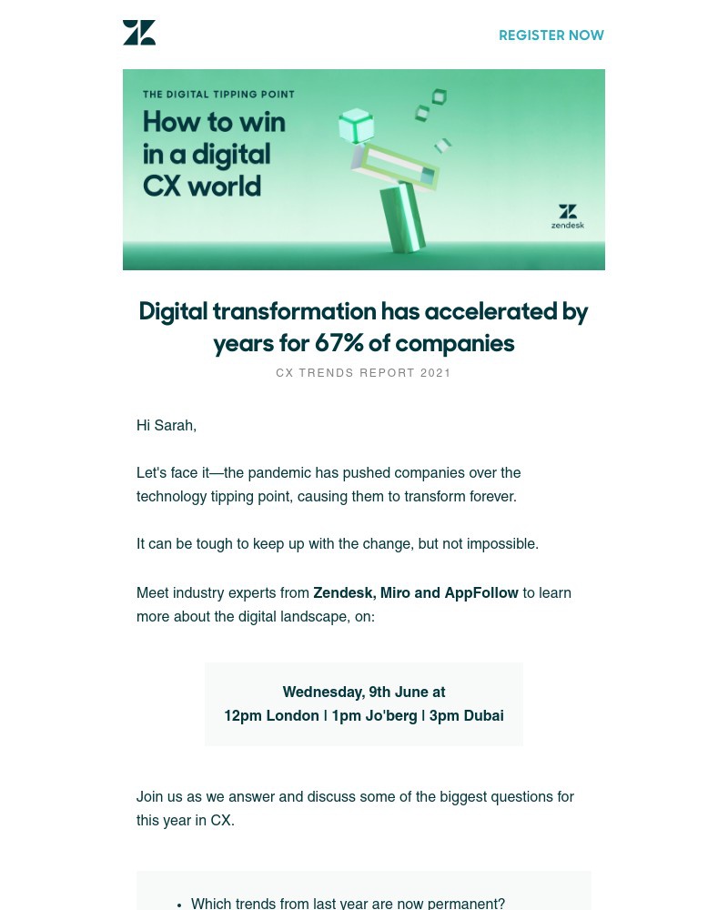 Zendesk - Are you ready to win in the digital world?