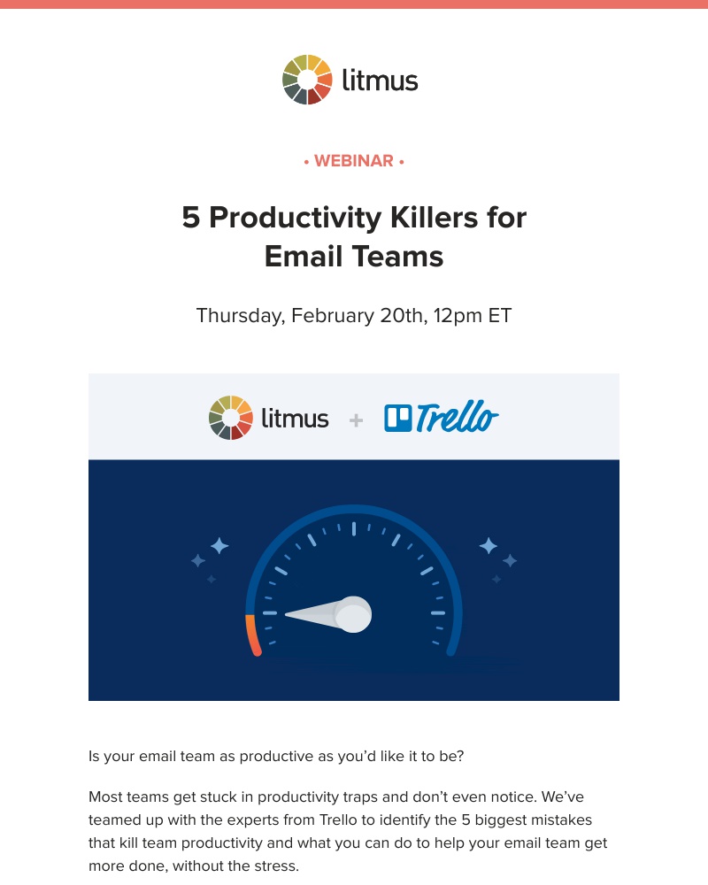 Litmus - Are you stuck in a productivity trap?