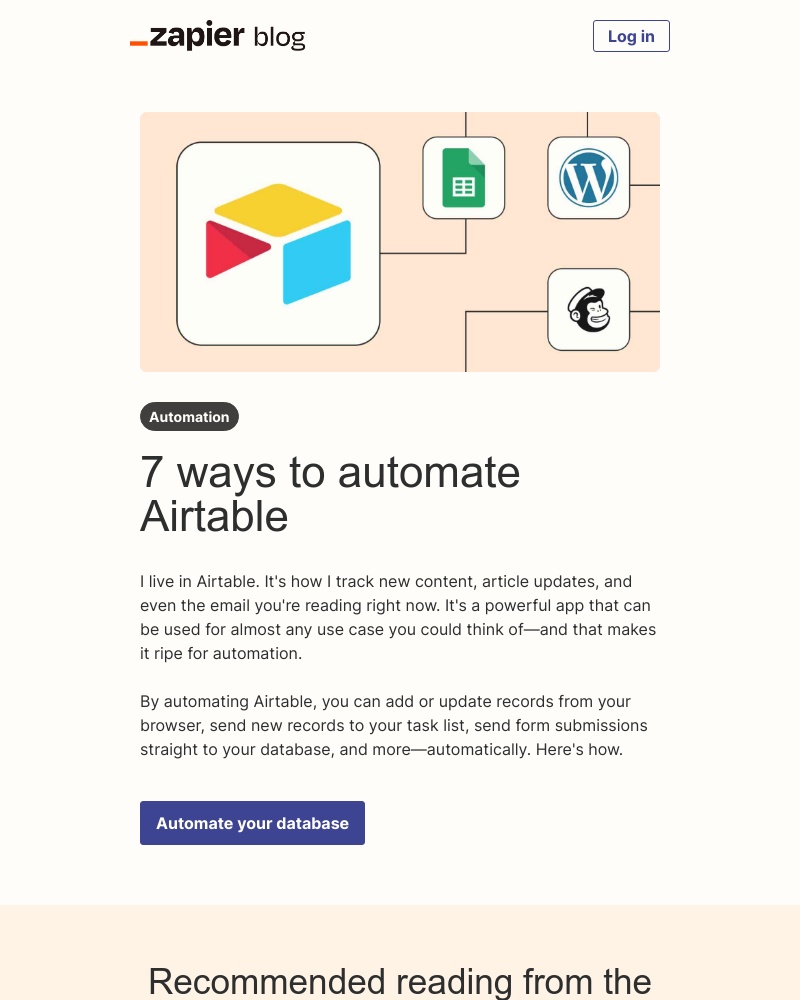 Zapier - Automate Airtable