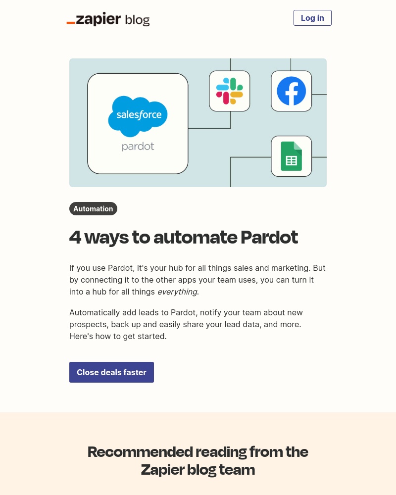 Zapier - Automate Pardot