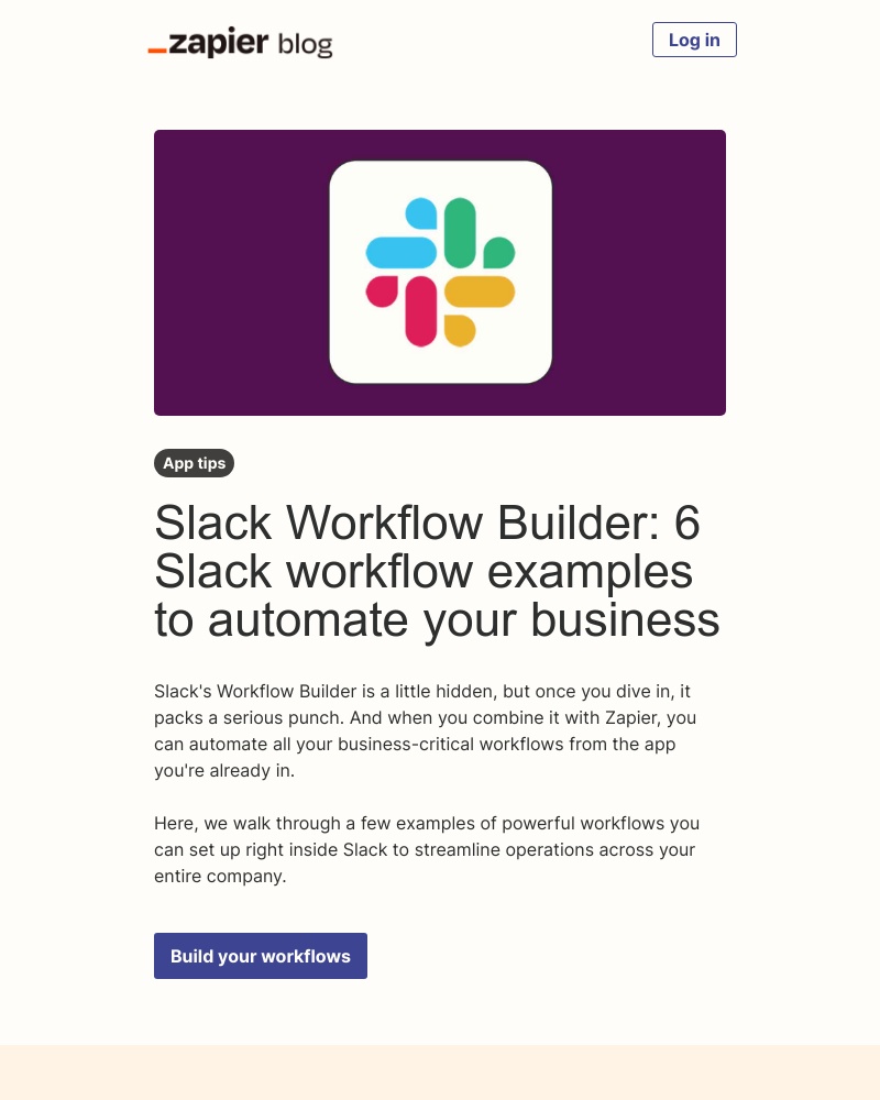Zapier - Automate your business in Slack
