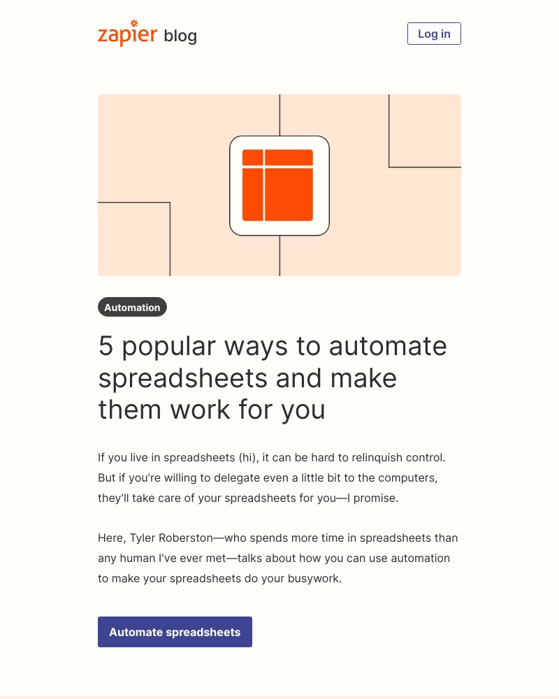 Accepting an invite on Zapier video screenshot