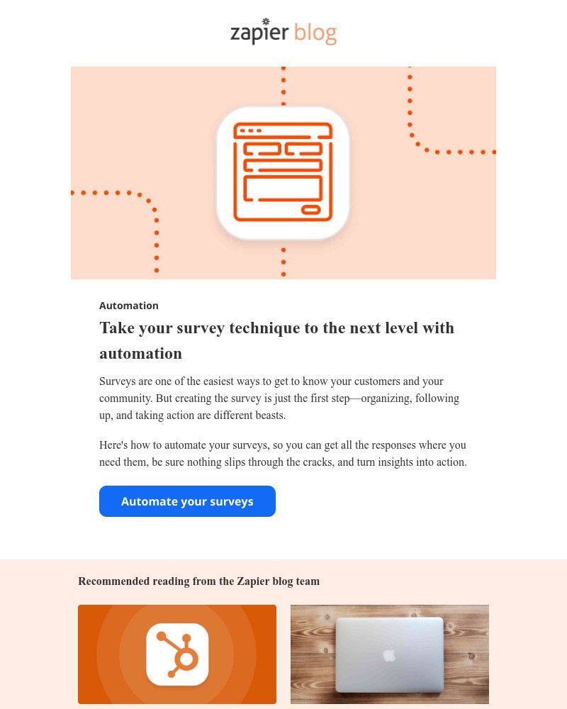 Zapier - Automate your surveys