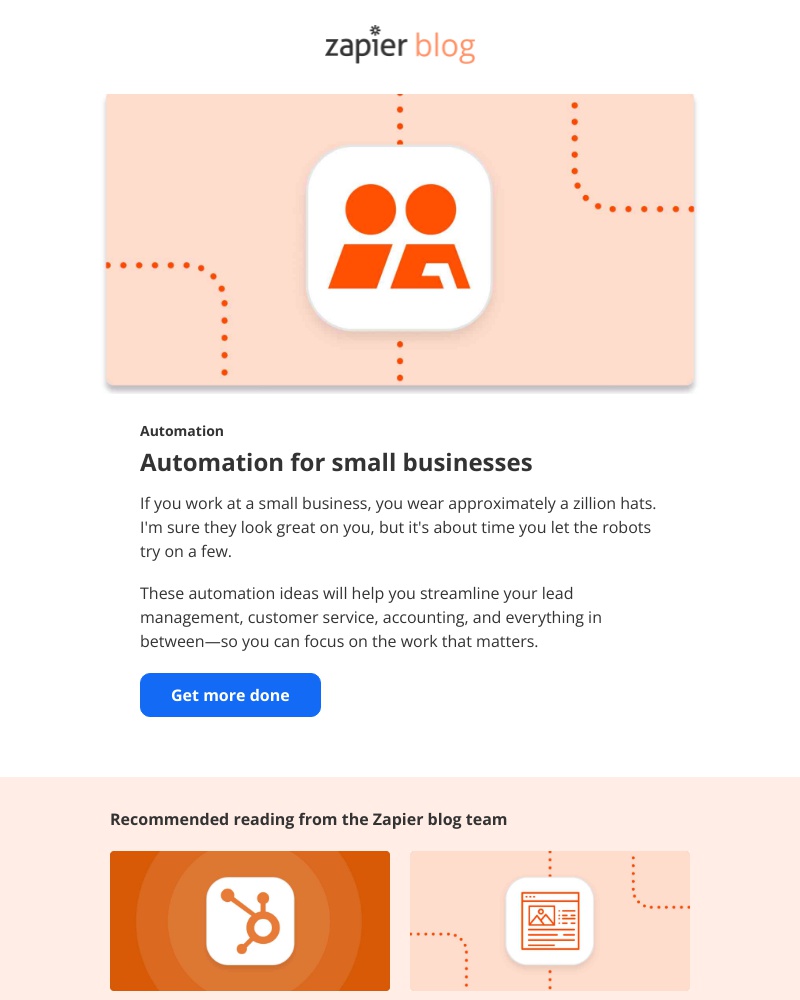Zapier - Automation for small businesses