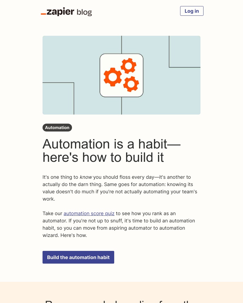 Zapier - Automation is a habit