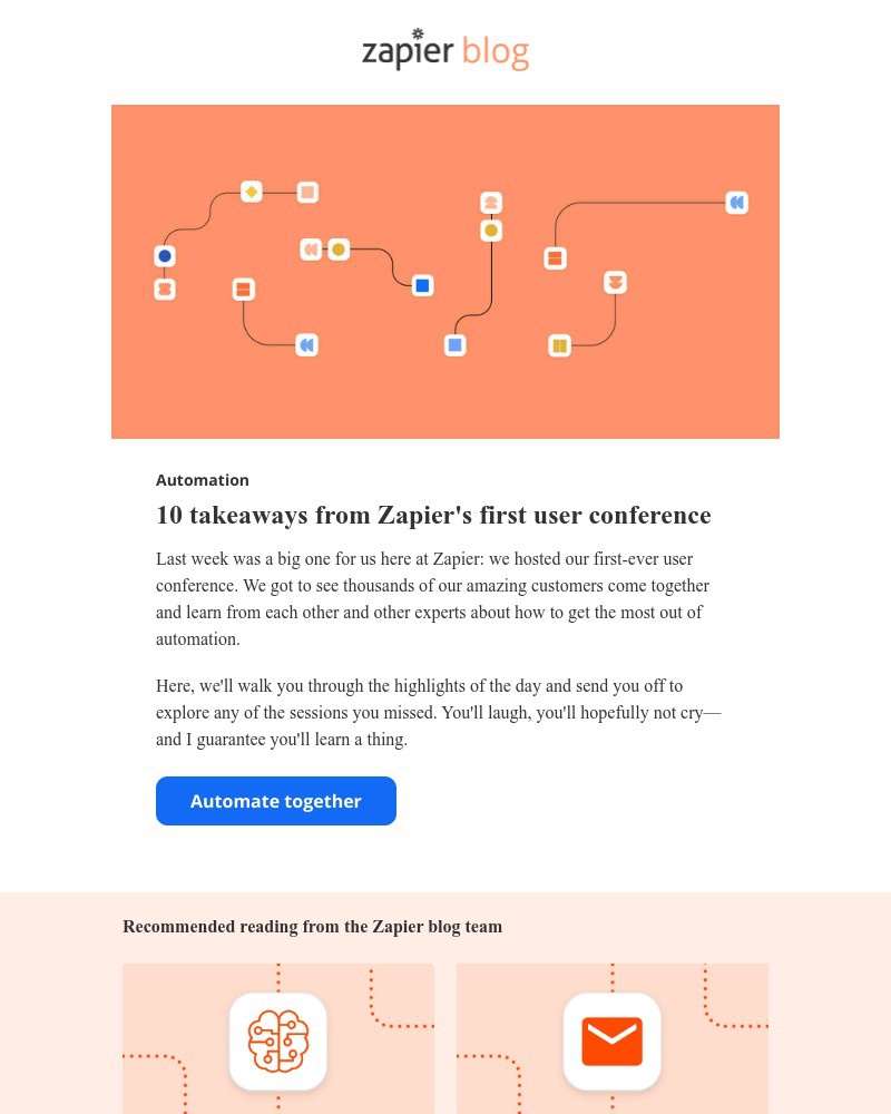 Zapier - Automation isn't a solo endeavor
