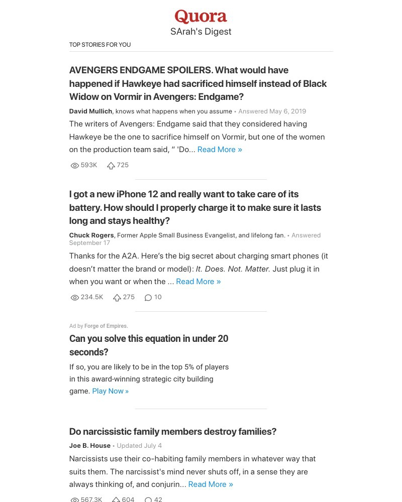 Quora - AVENGERS ENDGAME SPOILERS. What would have happened if Hawkeye had sacrificed himself...?