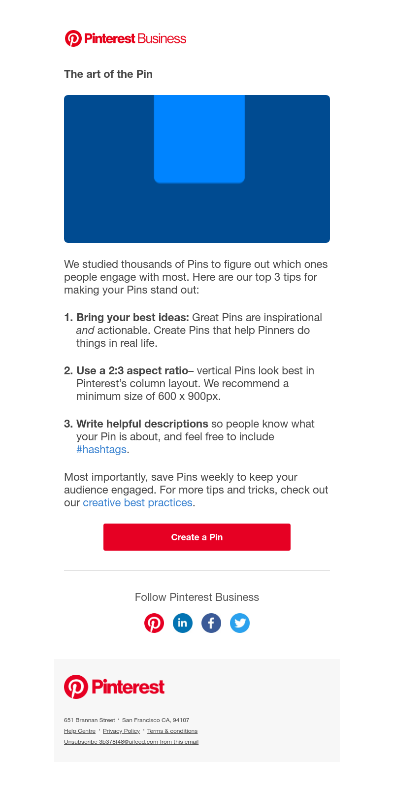 Pinterest - 3 tips for creating great Pins