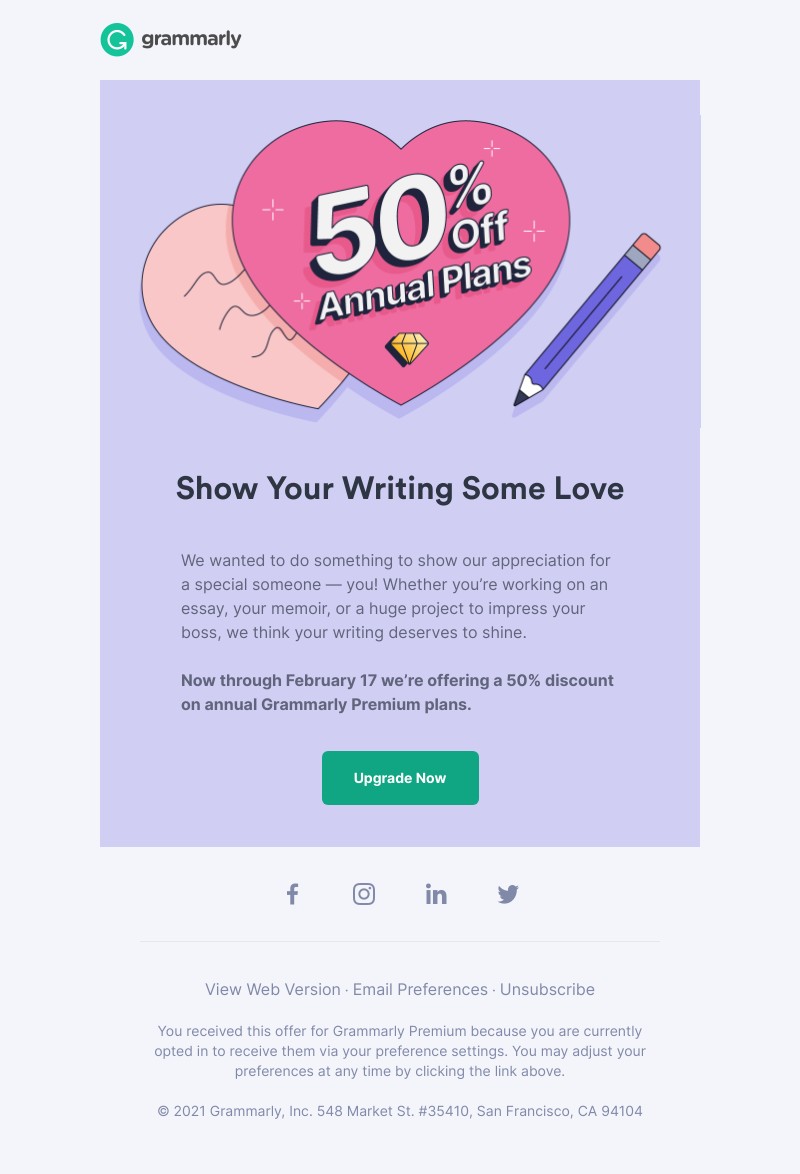 Grammarly - 💖 Let’s show your writing some love