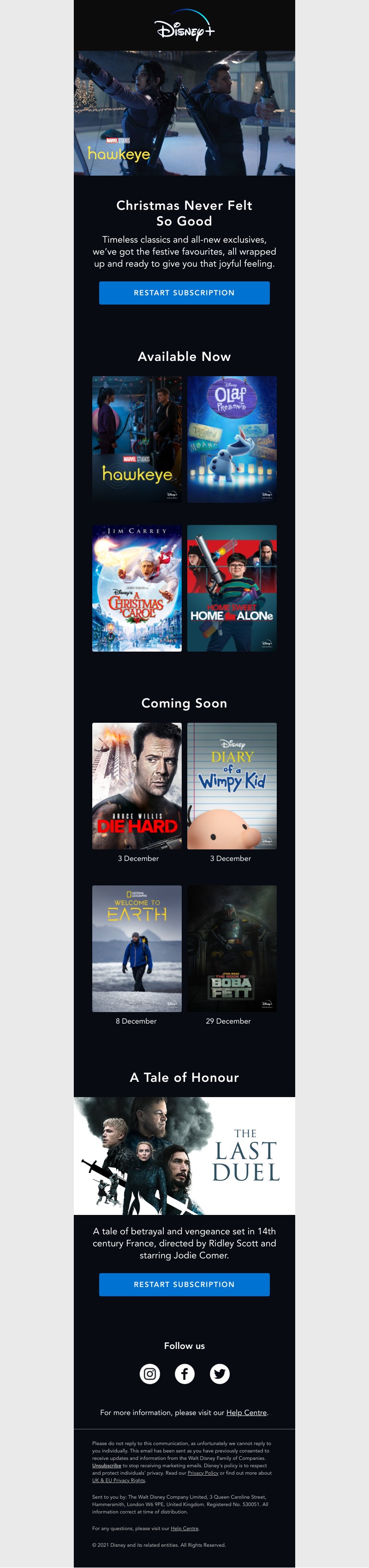 Disney+ - Christmas never felt so good