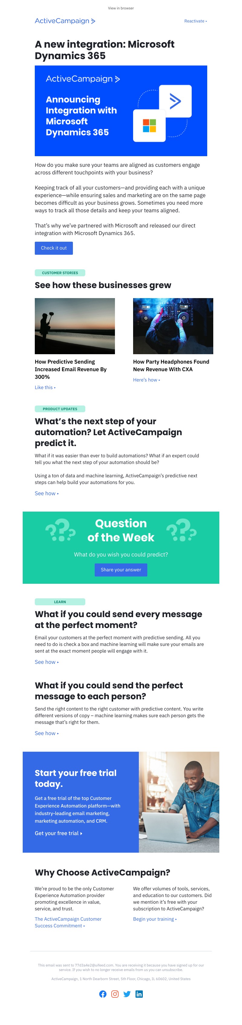  - Can you *predict* what’s in this email? (Plus, new integration)