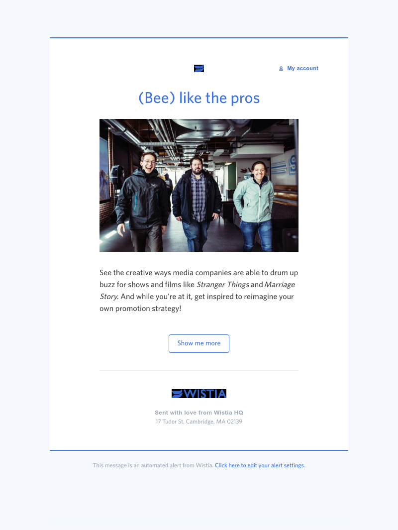 Wistia - Create buzz for your video content 🐝
