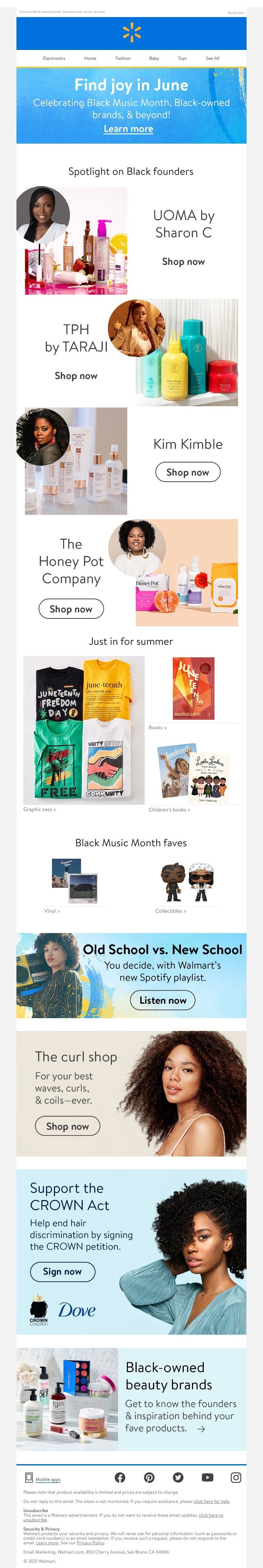 Walmart - Celebrating Black culture