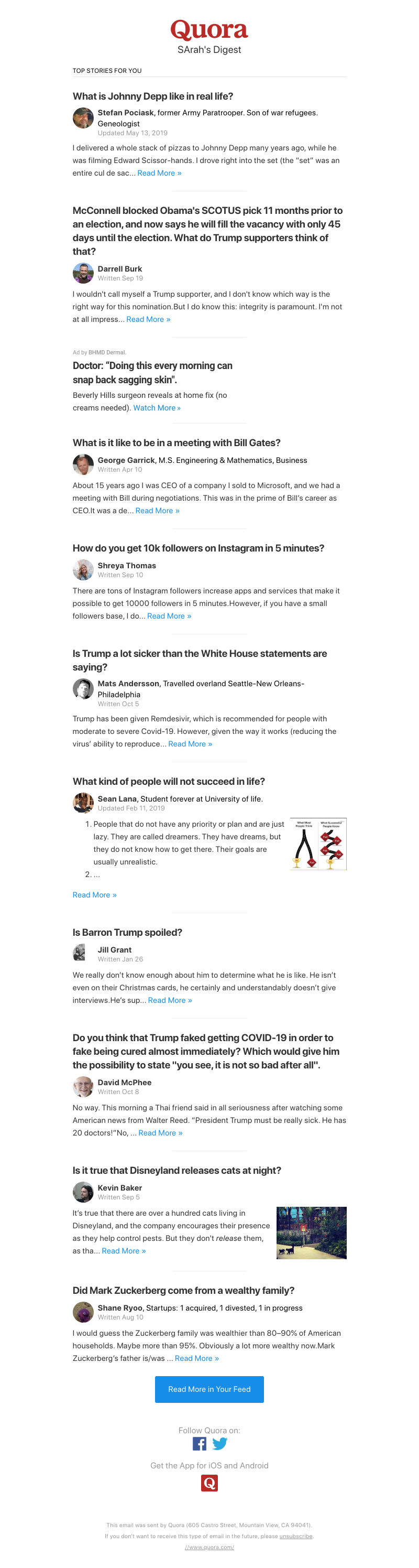 Quora - What is Johnny Depp like in real life?