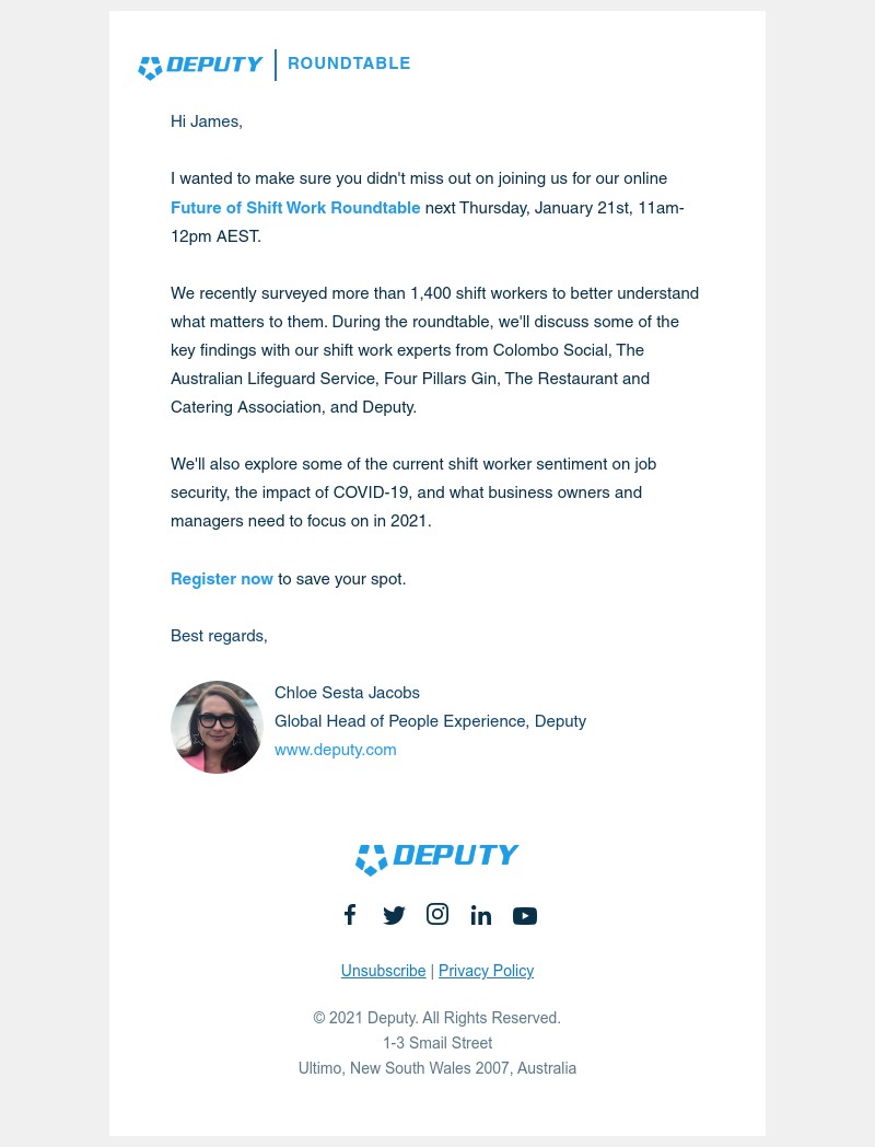 Deputy - Join us for The Future of Shift Work Roundtable