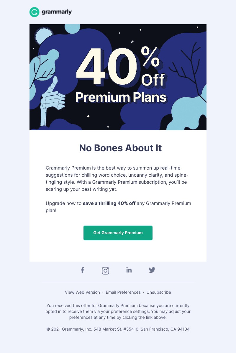 Grammarly - A delightful deal is brewing