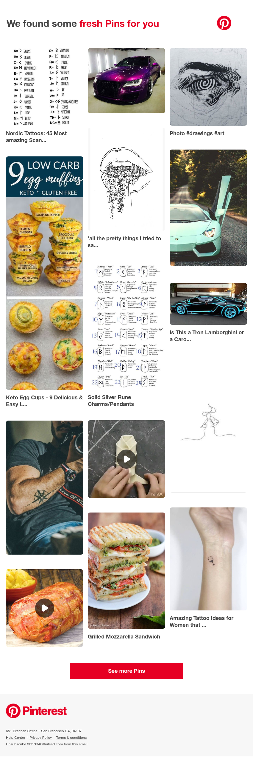 Pinterest - We think you'll like these 14 Pins