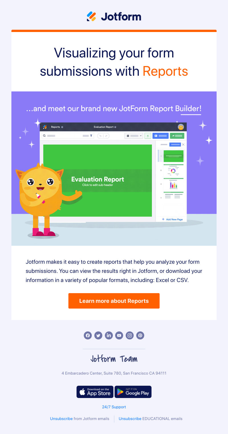 Jotform - Analyze Your Form Submissions with Reports