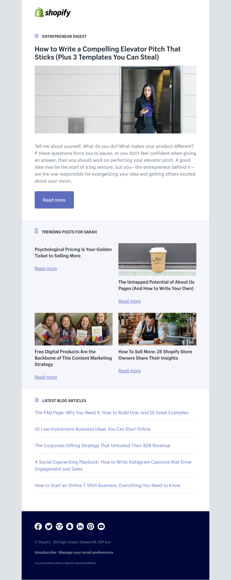 Shopify - How to Write a Compelling Elevator Pitch That Sticks (Plus 3 Templates You Can Steal)