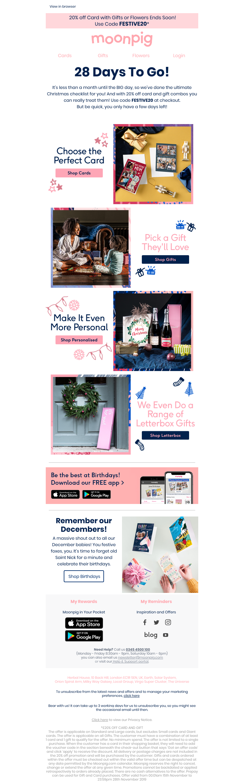 Moonpig - 🔜 ENDING SOON. 20% off card and gift combo!