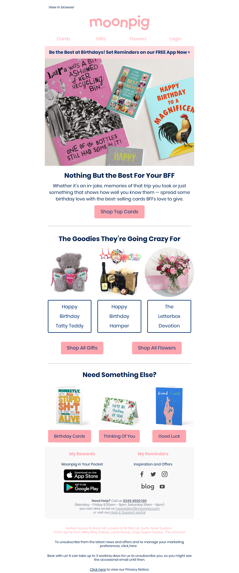 Moonpig - The birthday cards EVERYONE is loving