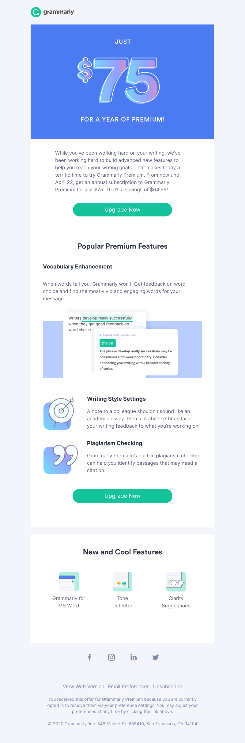 Grammarly - Go Premium with this terrific deal