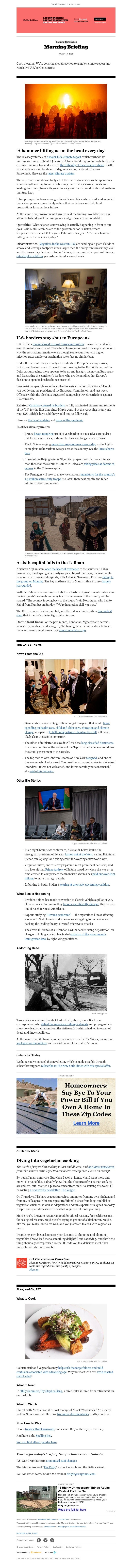 The New York Times - Your Tuesday Briefing