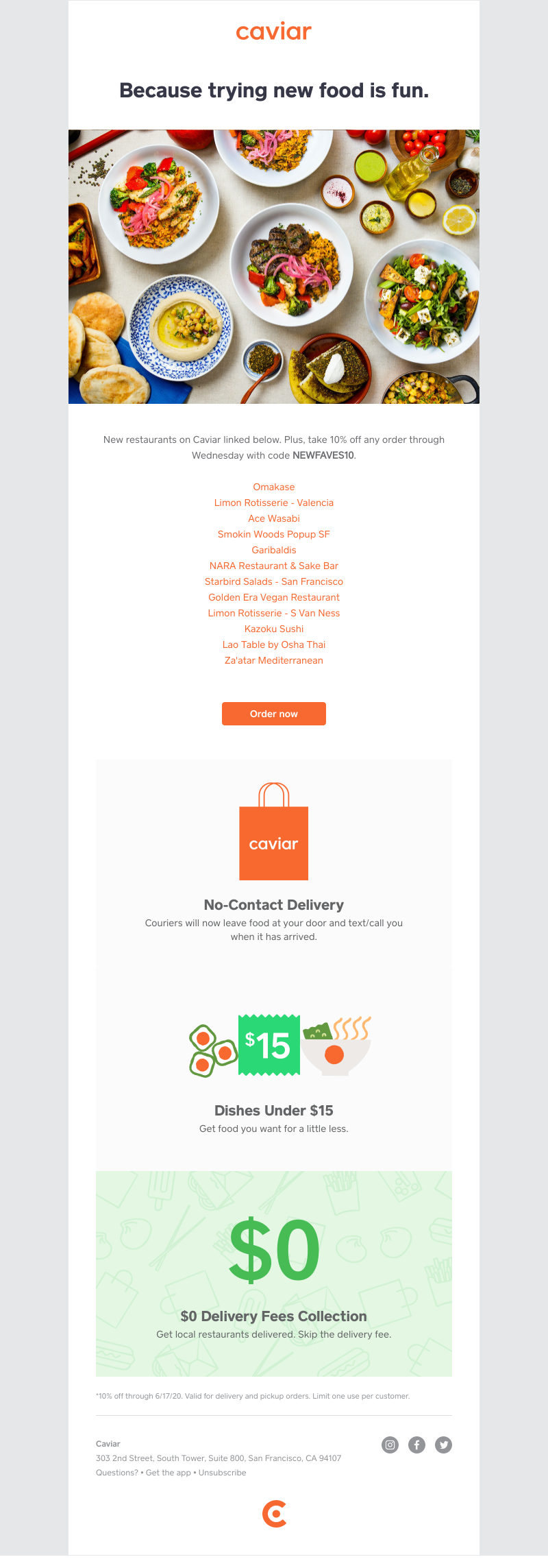  - Some new restaurants for you