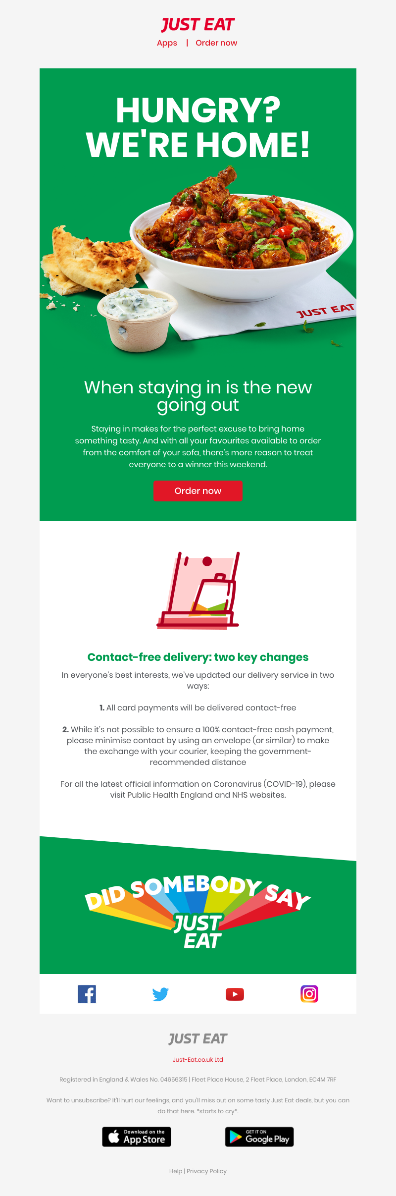 Just Eat - Ramy, order in something tasty
