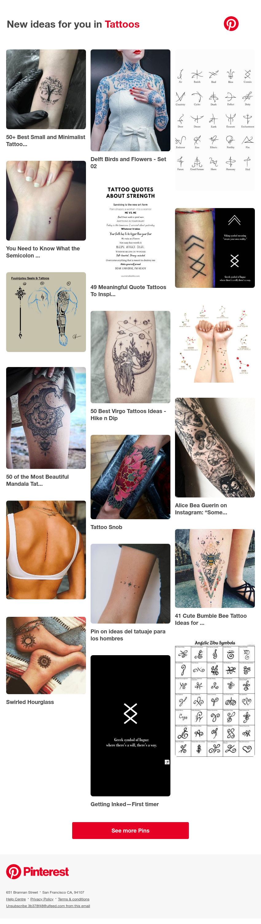 Pinterest - Hi UI Feed! 📌 18 Tattoos Pins to check out