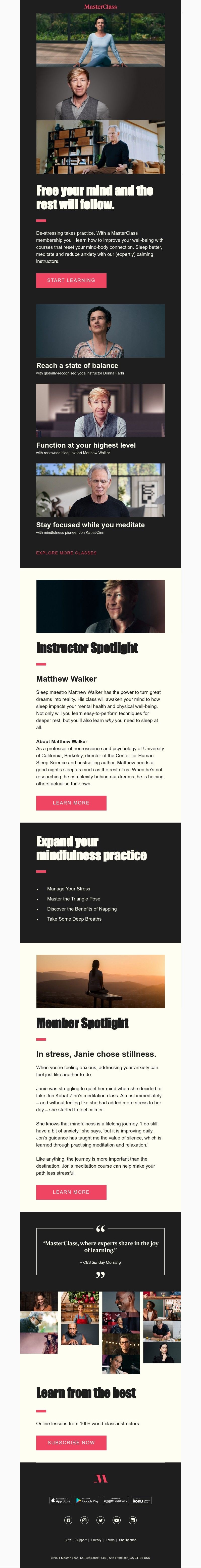  - Get in the Zen zone.