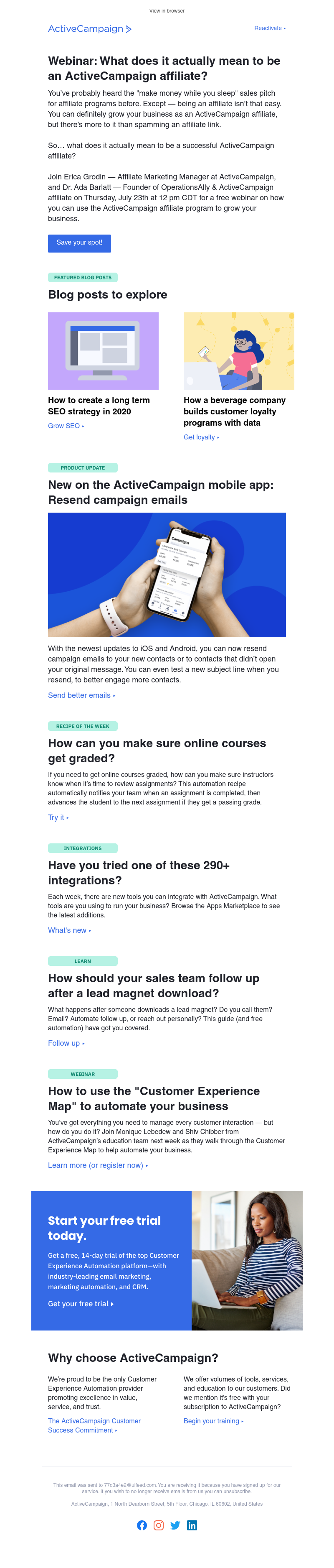  - Did you know you can get your own ActiveCampaign affiliate link?