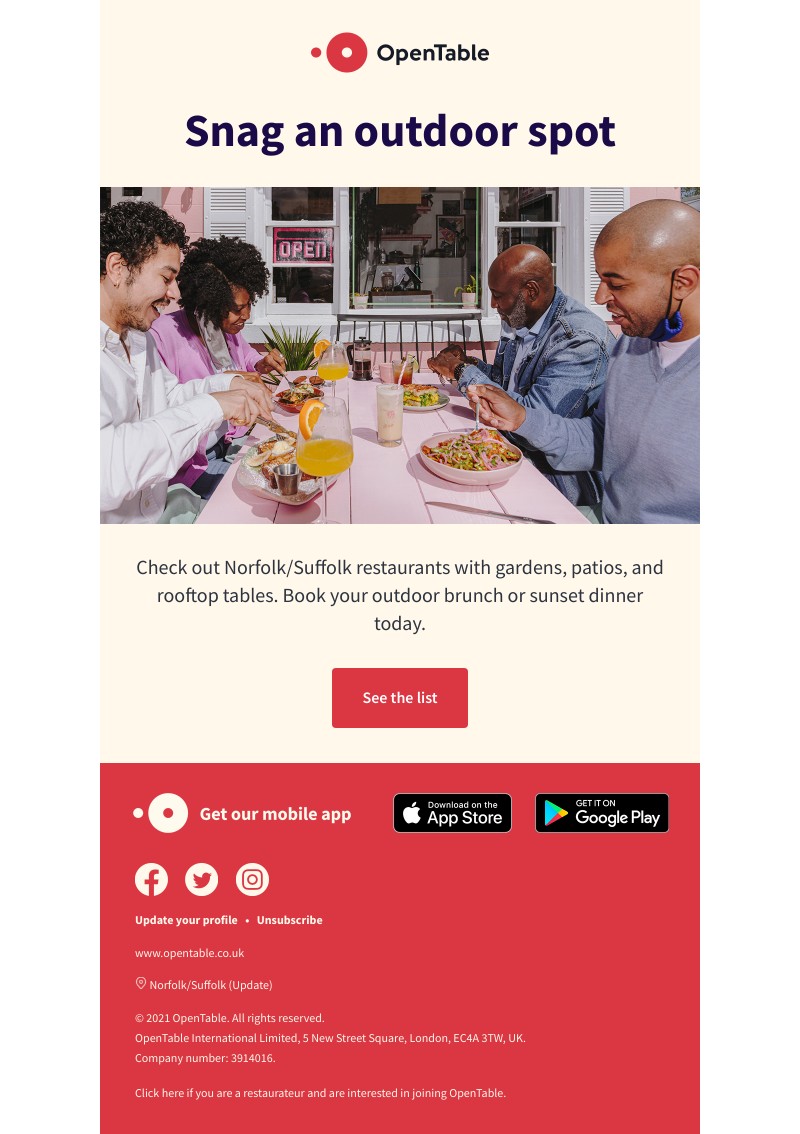 OpenTable - Discover Norfolk/Suffolk’s outdoor restaurants