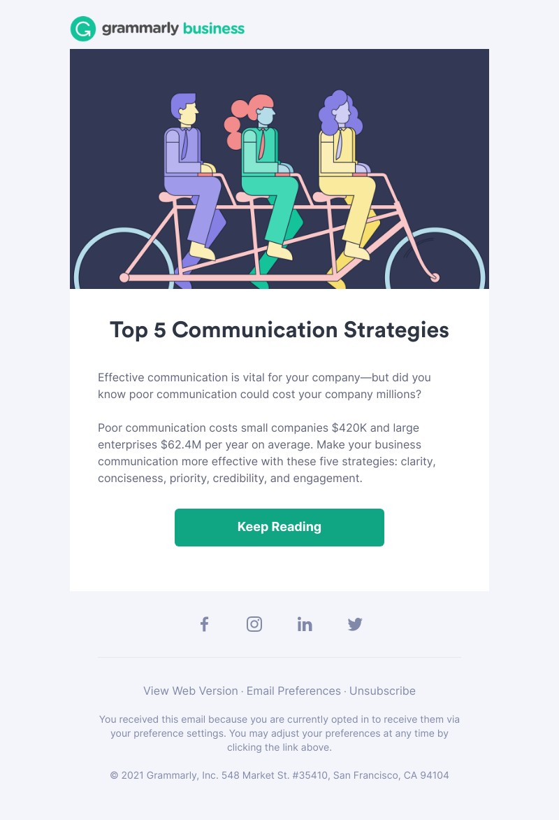 Grammarly - The top 5 business communication strategies to be more effective