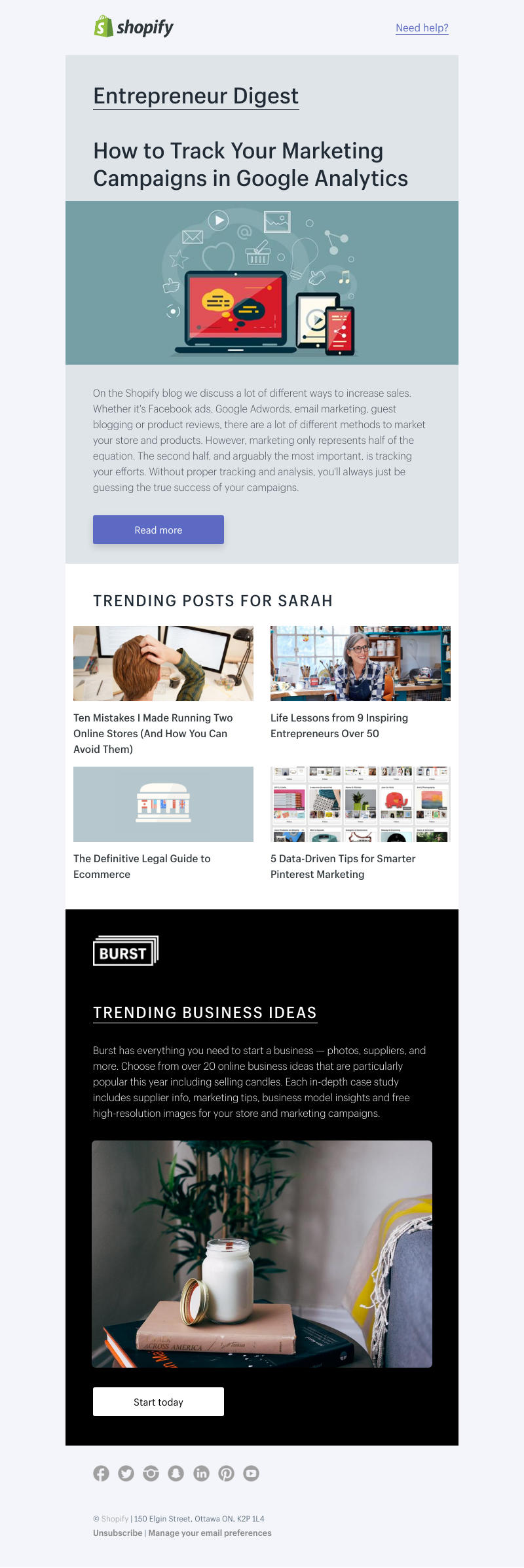 Shopify - How to track your marketing campaigns