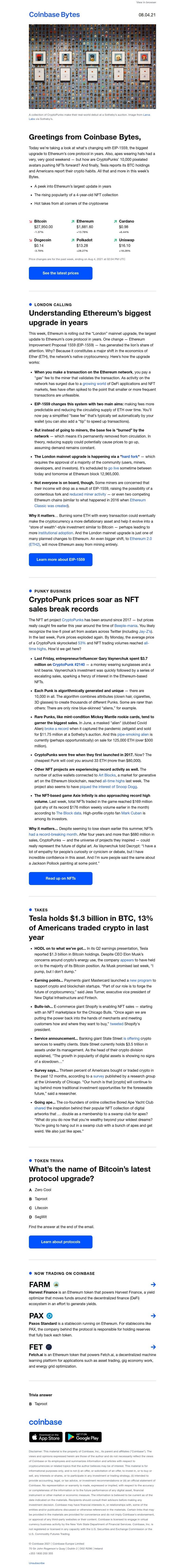  - Ethereum’s biggest upgrade in years