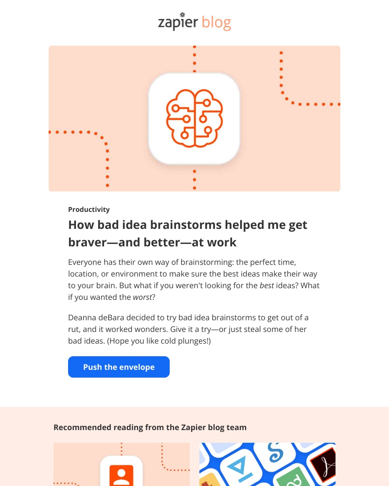 Zapier - Bad idea brainstorms