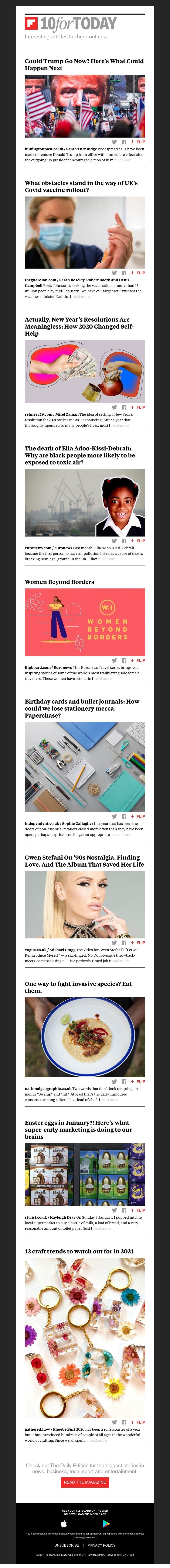 Flipboard - What's next for Trump?