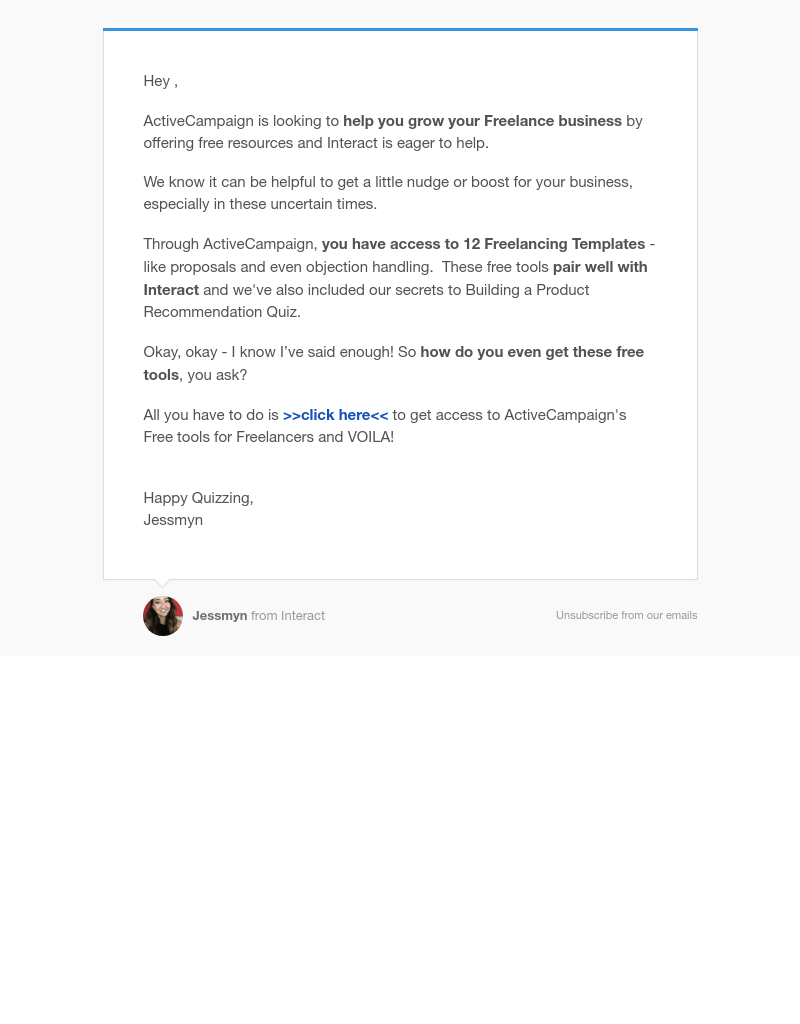 Interact - We love free tools - don't you?
