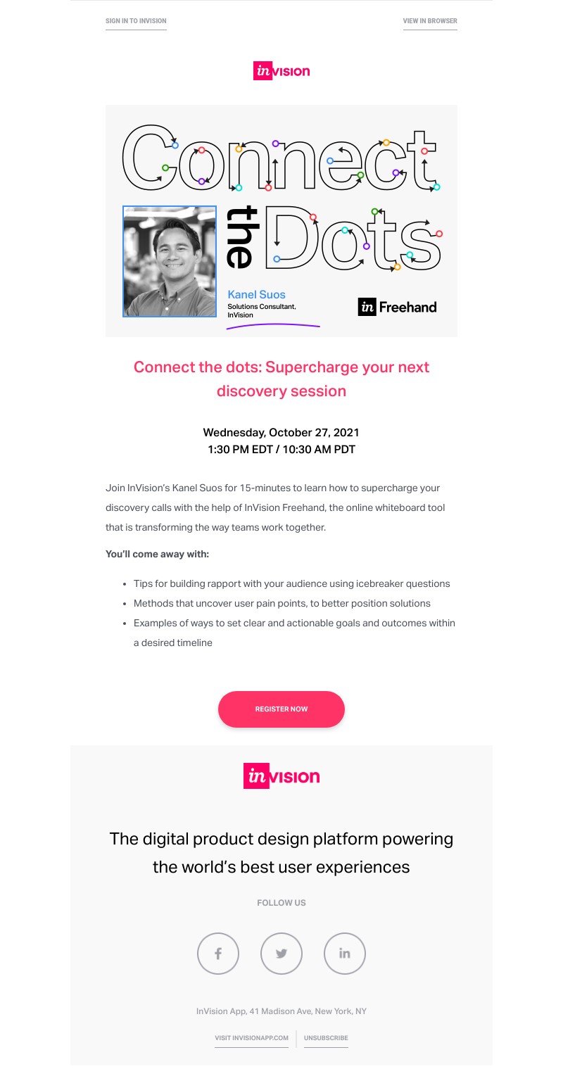 InVision - InVision Webinar: Master your discovery calls