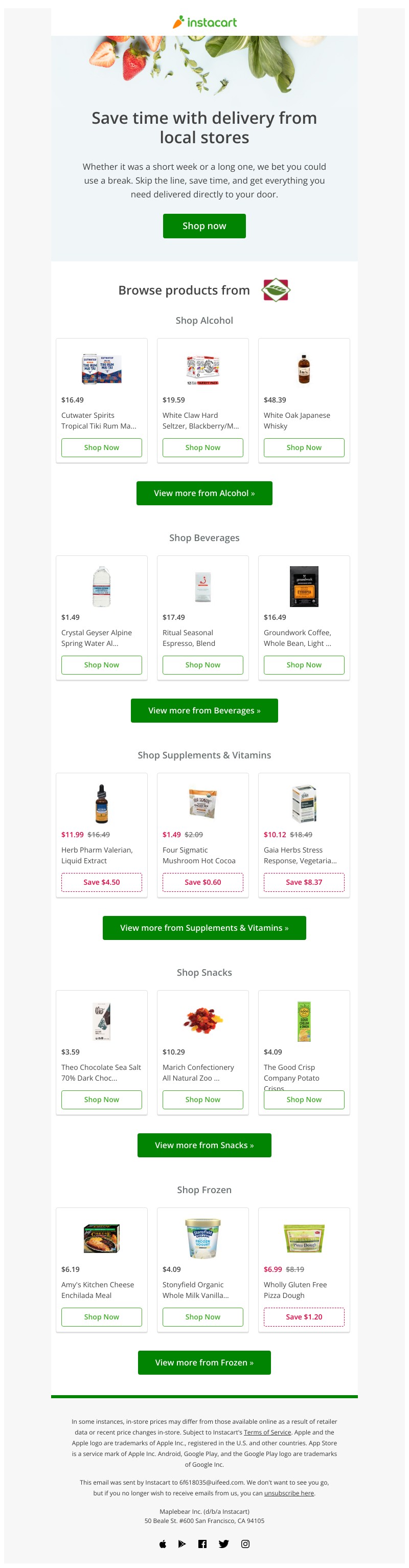 Instacart - Get deliveries from New Leaf Community Markets by Instacart!