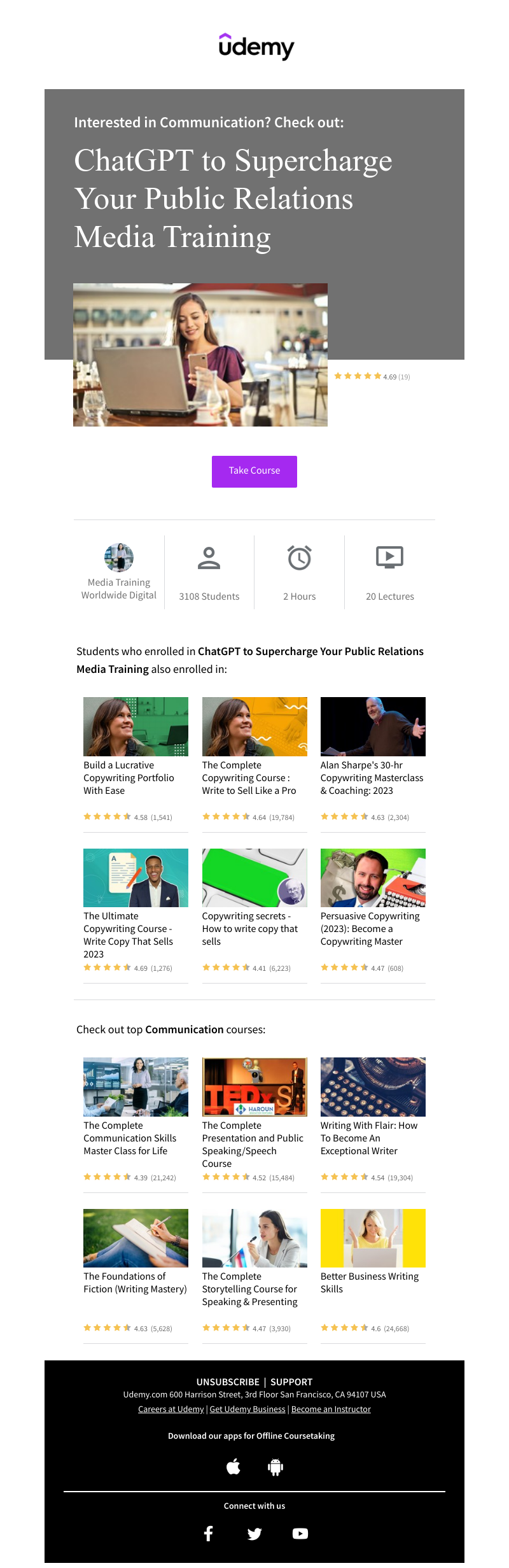 Udemy - A new course for you based on Communication