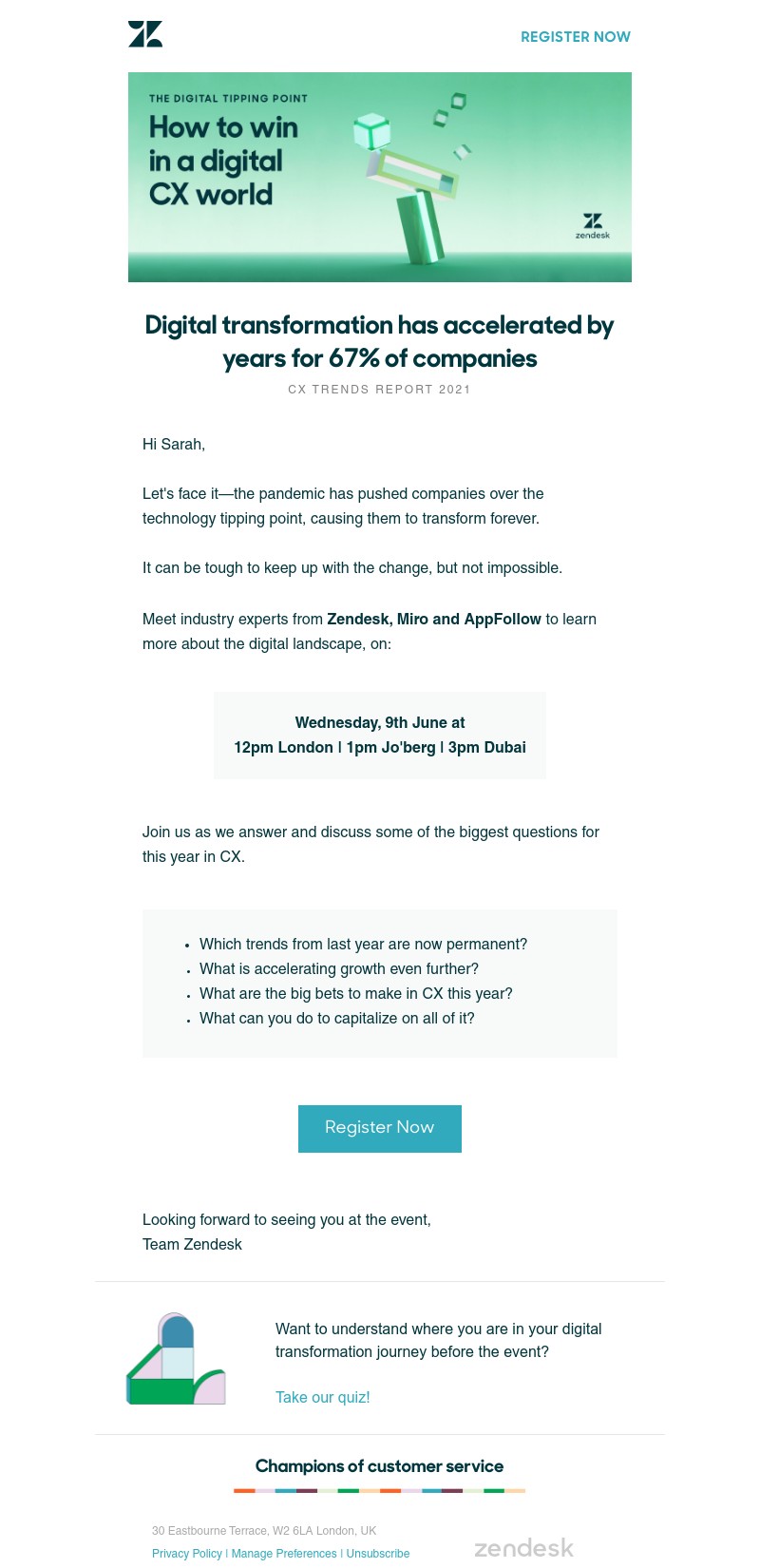 Zendesk - Are you ready to win in the digital world?
